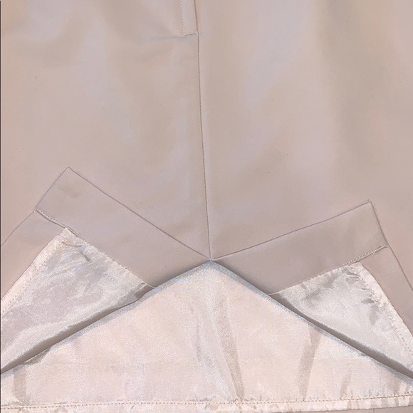 NWT H&M Light Tan Pencil Skirt back zip closure - Picture 7 of 9